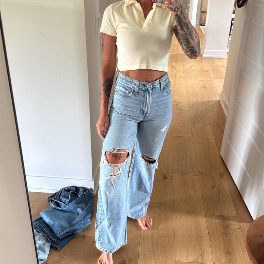 Cream Crop Top - Picture 5 of 5